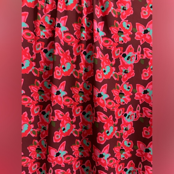 CROSBY by Mollie Burch Red Floral Blouse - Picture 8 of 8